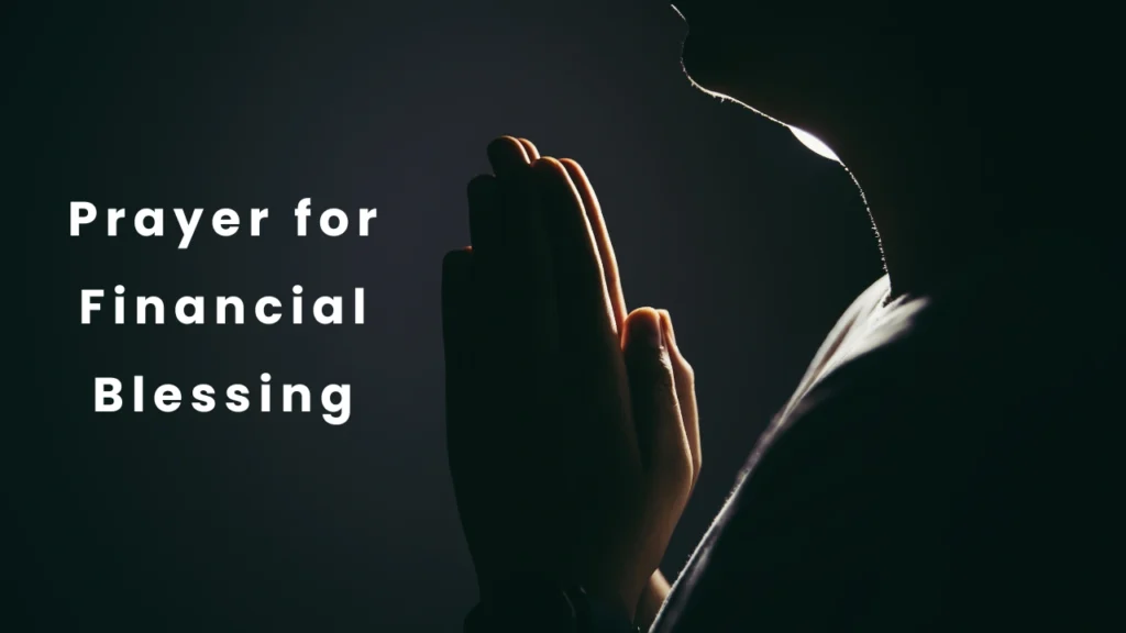 Prayer for Financial Blessing