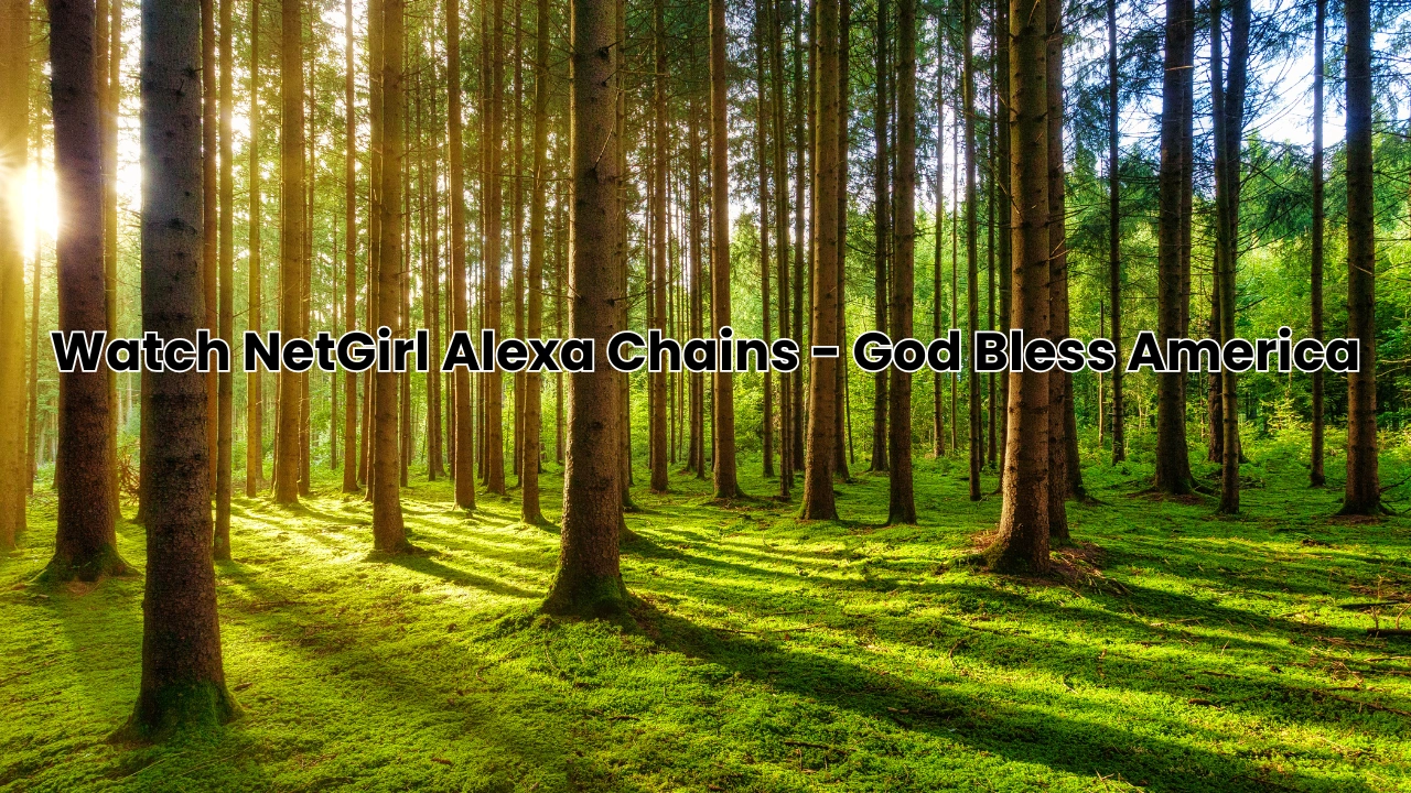 Watch NetGirl Alexa Chains - God Bless America
