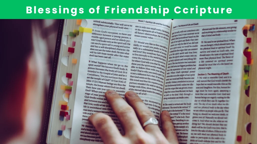 blessings of friendship scripture