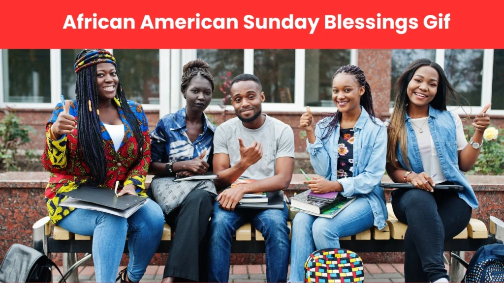african american sunday blessings gif