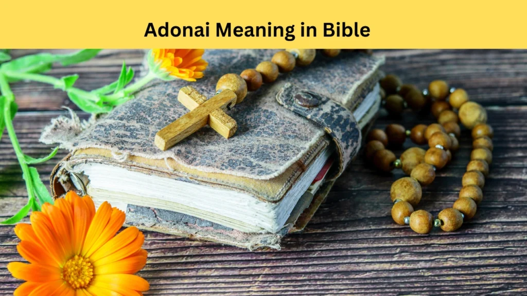 adonai meaning in bible