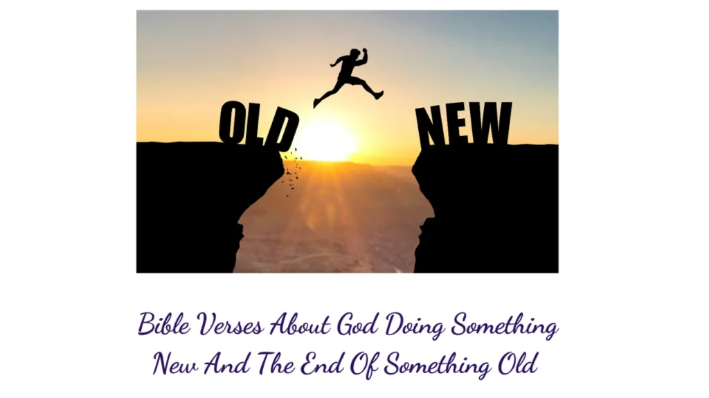 Bible Verses About New Beginnings