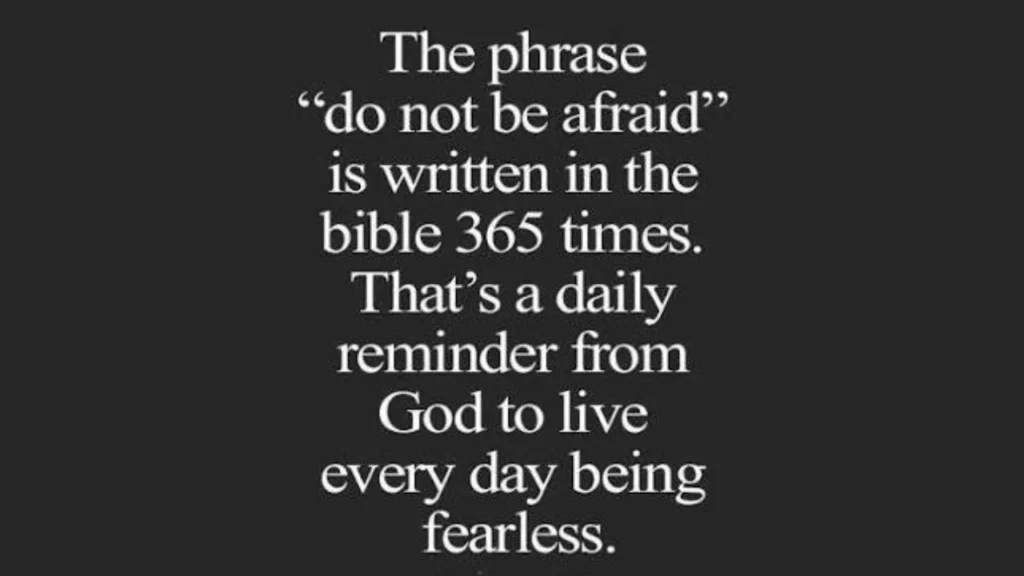 Why Christians Read a 365 Fear Bible Verses