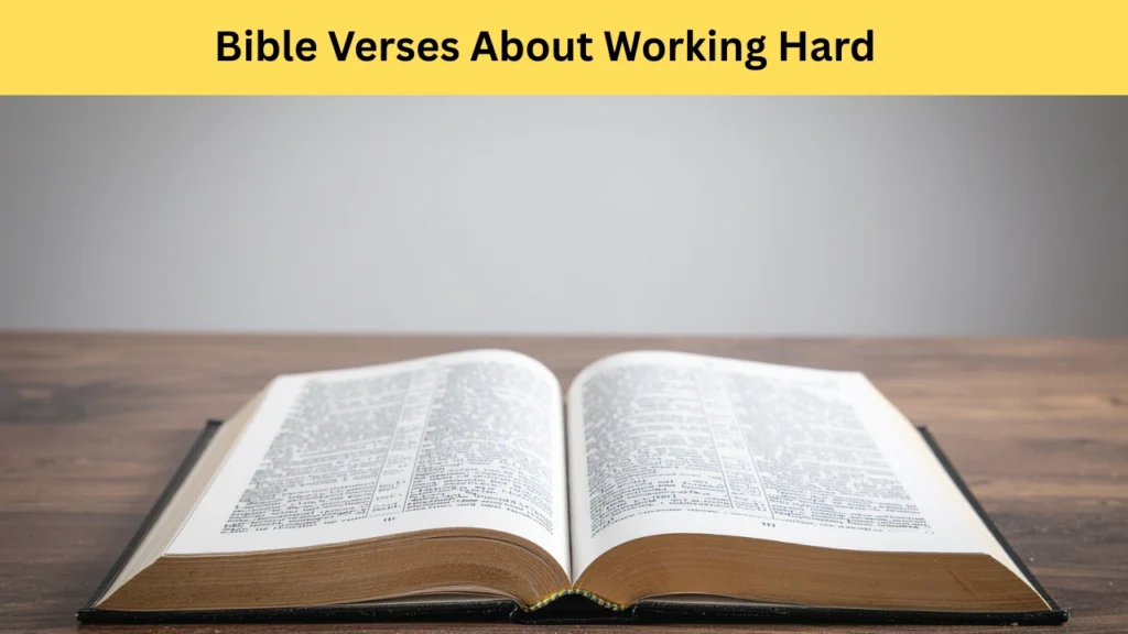 bible verses about working hard